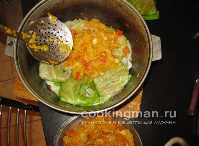 голубці з м'ясом і рисом